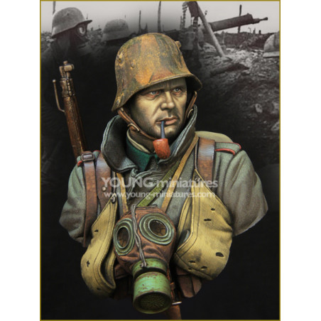 Young Miniatures® Buste Stormtrooper WW1 1:10 référence YM1857