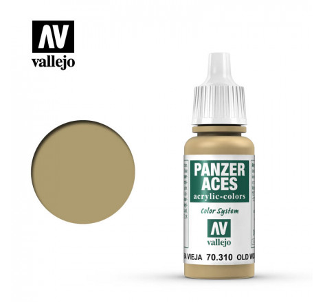 Vallejo® Peinture acrylique Panzer Aces Old wood (vieux bois) référence 70310