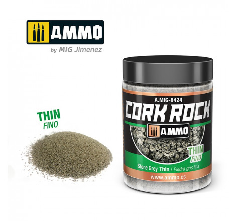 Ammo® Cork Rock Stone Grey...