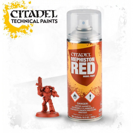 Bombe de peinture Citadel Mephiston Red