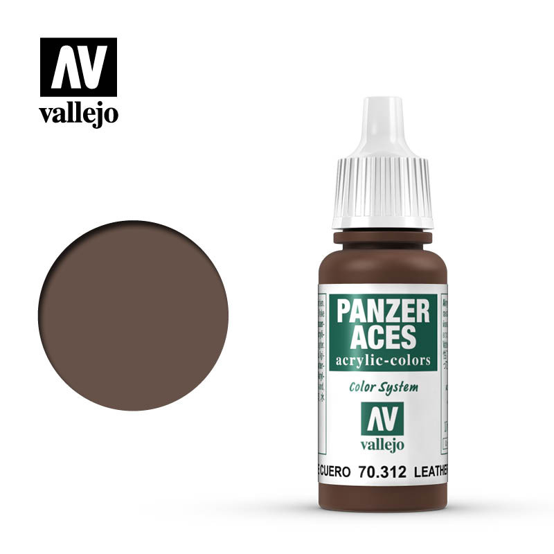 Vallejo® Peinture acrylique Panzer Aces Leather belt (cuir) référence 70312