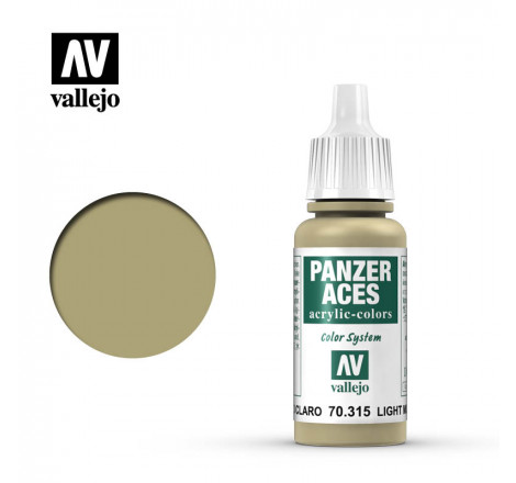 Vallejo® Peinture acrylique Panzer Aces Light Mud (boue clair) référence 70315