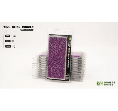 GamersGrass® Petite touffe d'herbe alien purple 2mm (x500) référence GGTT-PU