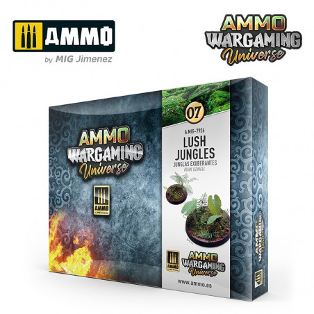 Ammo® Set de soclage Lush Jungles 07 - Ammo Wargaming Universe référence A.MIG-7926
