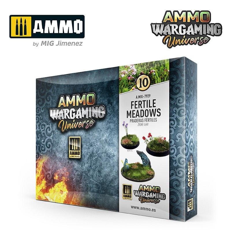 Ammo® Set de soclage Fertile Meadows 10 - Ammo Wargaming Universe référence A.MIG-7929