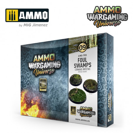 Ammo® Set de soclage Foul Swamps 09 - Ammo Wargaming Universe référence A.MIG-7928