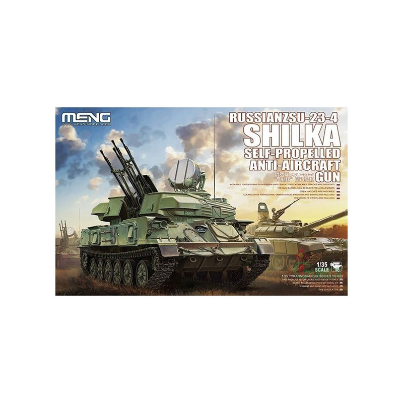 Meng® Maquette militaire Russian ZSU-23-4 Shilka Self-Propelled anti-aircraft 1:35 référence TS-023