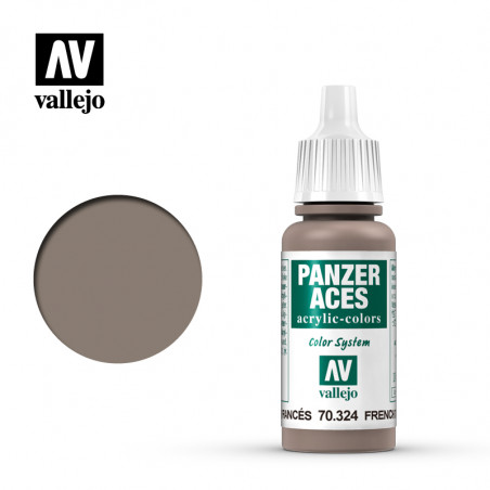 Vallejo® Peinture acrylique Panzer Aces Highlights French Tank Crew référence 70324