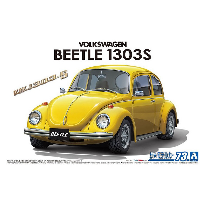 Aoshima® Maquette de voiture Volkswagen Beetle 1303S 1:24 référence AO06130