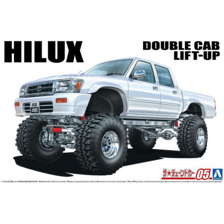 Aoshima® Maquette de voiture Toyota Hilux (double cabine) 1:24 référence AO06131