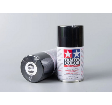Tamiya® Bombe de peinture Noir TS-14 référence 85014
