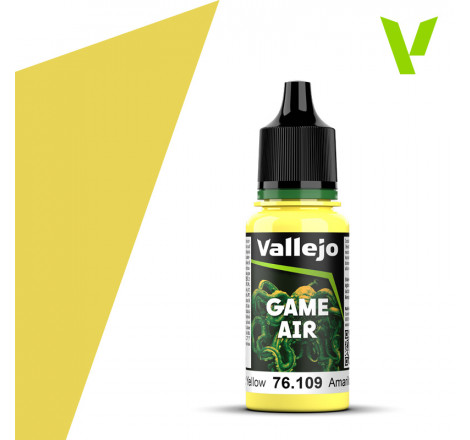 Peinture Vallejo® Game Air Toxic Yellow référence 76109