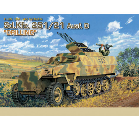 Dragon® Maquette militaire Sd.Kfz. 251/21 Ausf.D "Drilling" 1:35 référence 6217
