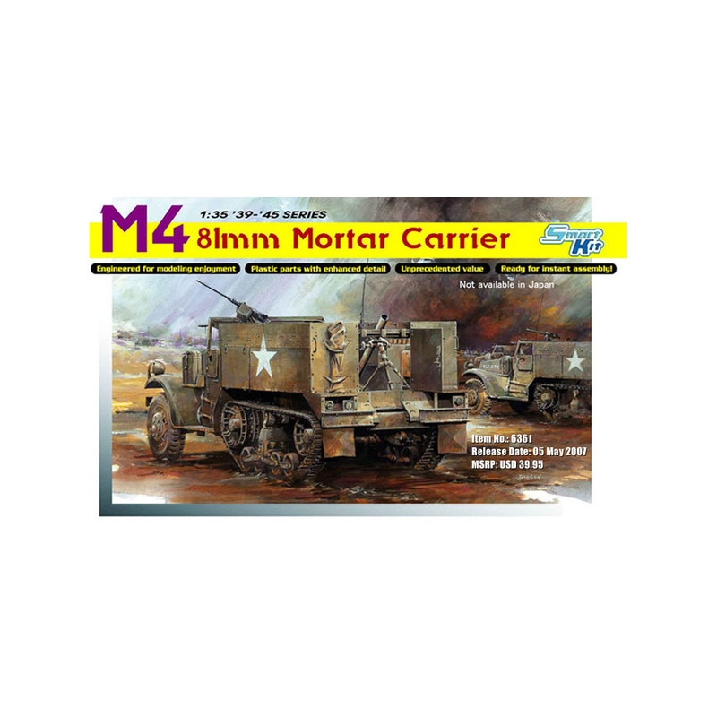Dragon® Maquette militaire M4 81mm Mortar Carrier 1:35 référence 6361