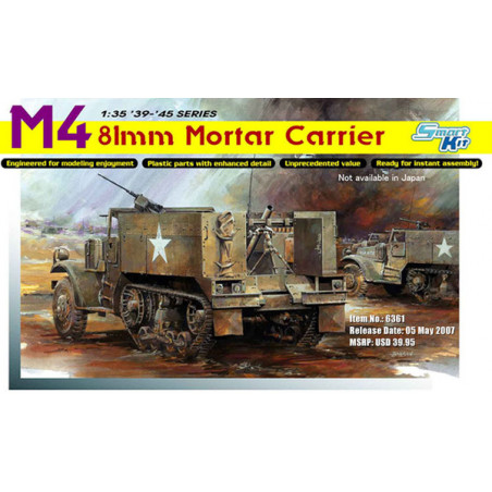 Dragon® Maquette militaire M4 81mm Mortar Carrier 1:35 référence 6361
