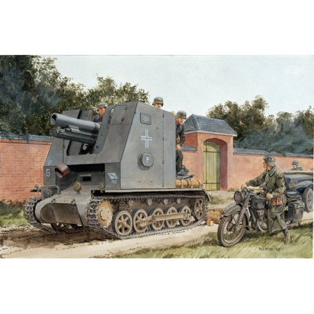 Dragon® Maquette militaire 15cm s.IG.33(Sf) auf Pz.Kpfw.I Ausf.B 1:35 référence 6259