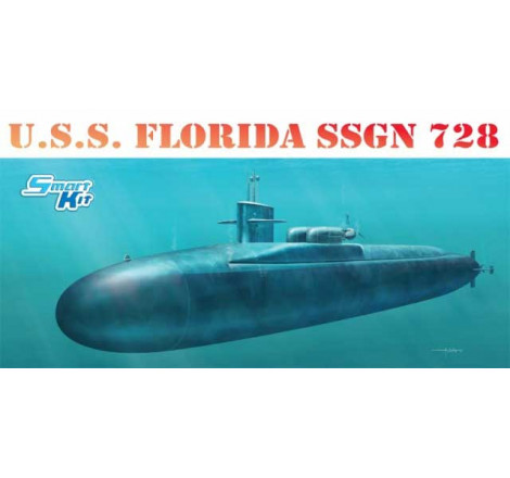 Dragon® Maquette militaire sous-marin USS Florida SSGN-728 1:350 référence 1056