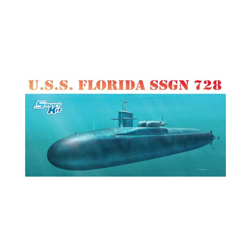 Dragon® Maquette militaire sous-marin USS Florida SSGN-728 1:350 référence 1056