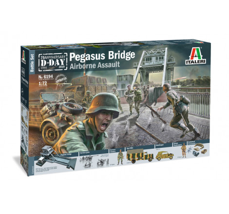 Italeri® Set diorama Pegasus Bridge D-Day 1:72 référence 6194