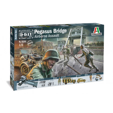 Italeri® Set diorama Pegasus Bridge D-Day 1:72 référence 6194