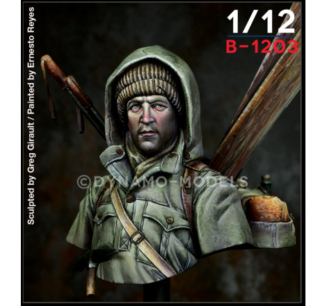 Dynamo Models® Buste skieur de la légion étrangère WW2 1:12 référence B-1203