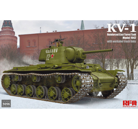 Ryefield Model® Maquette militaire char KV-1 (tourelle 1942) 1:35 référence 5056