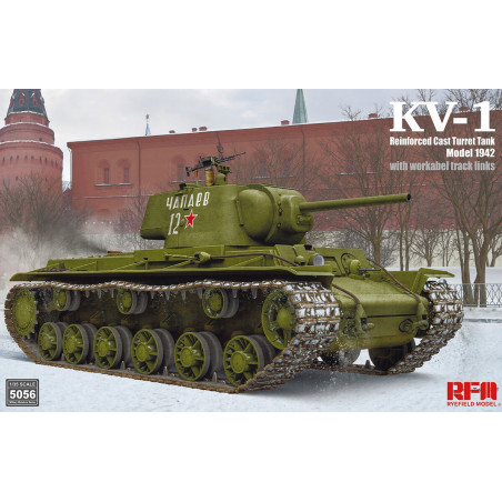 Ryefield Model® Maquette militaire char KV-1 (tourelle 1942) 1:35 référence 5056