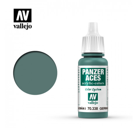 Peinture acrylique Vallejo Panzer Aces 70338 German Tank Crew Highlights I 17 ml. Au petit bunker