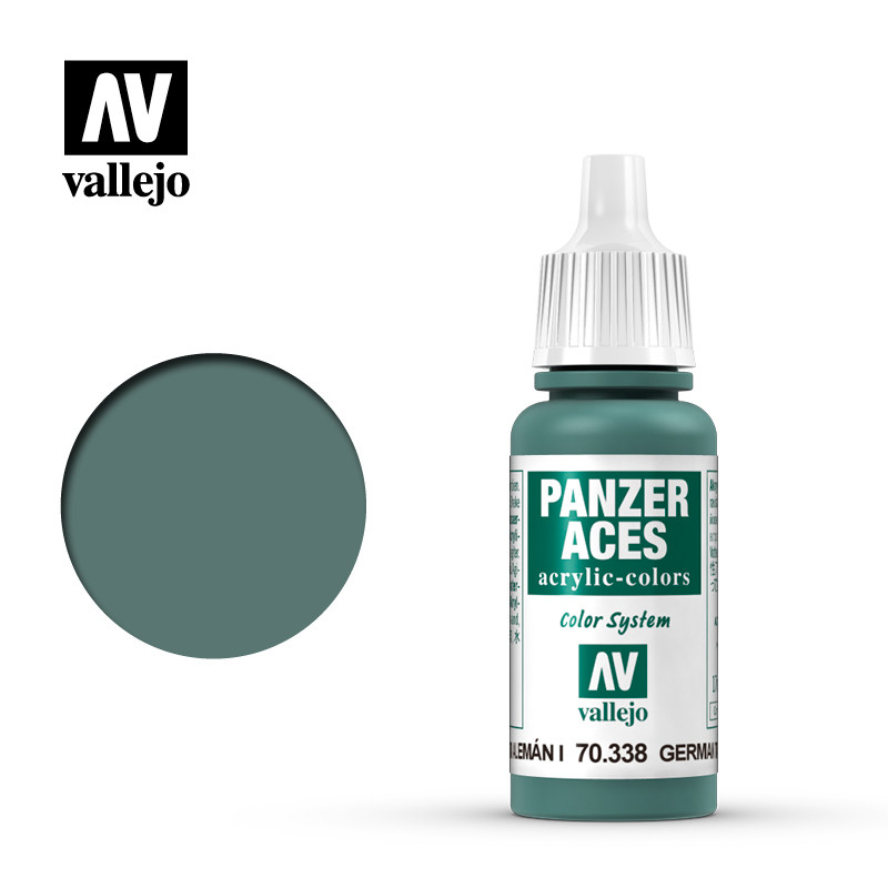 Peinture acrylique Vallejo Panzer Aces 70338 German Tank Crew Highlights I 17 ml. Au petit bunker