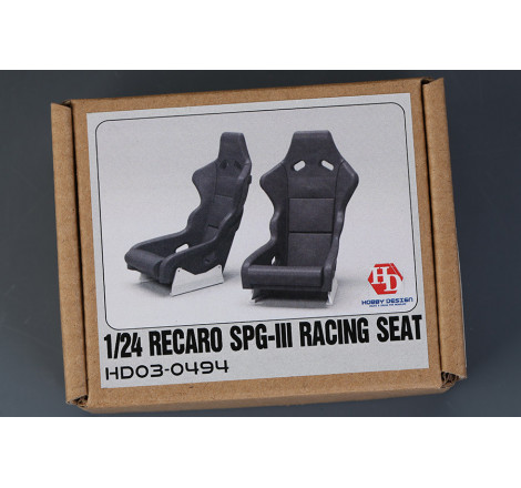 Hobby Design® Set de 2 sièges baquet Recaro® SPG-III Racing Seat 1:24 référence HD03-0494