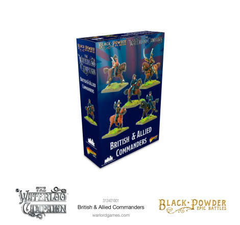 Black Powder Epic Battles Waterloo - Commandants Britanniques et alliés