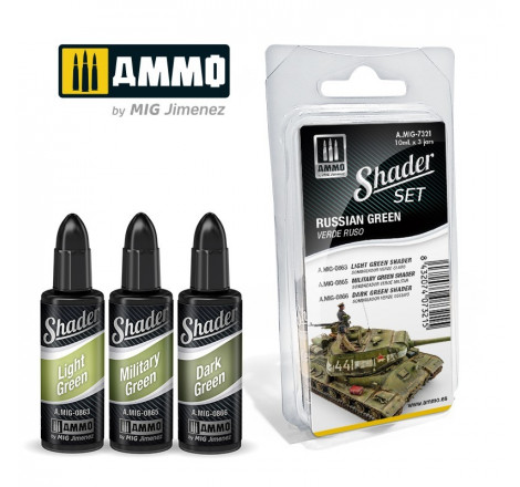 Ammo® Set Shader Russian Green
