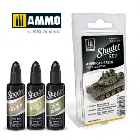 Ammo® Set Shader American Green