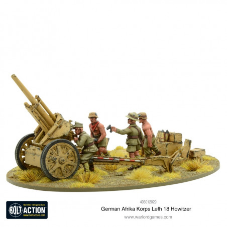 Warlord Games® Bolt Action - Afrika Korps LeFH 18 10.5cm Medium Artillery 1:56 référence 403012029