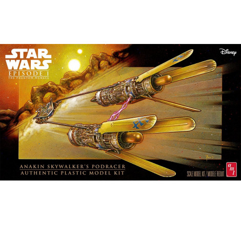 AMT® Maquette Star Wars Anakin Skywalker's Podracer - Épisode 1 la menace fantôme 1:32 référence AMT01276