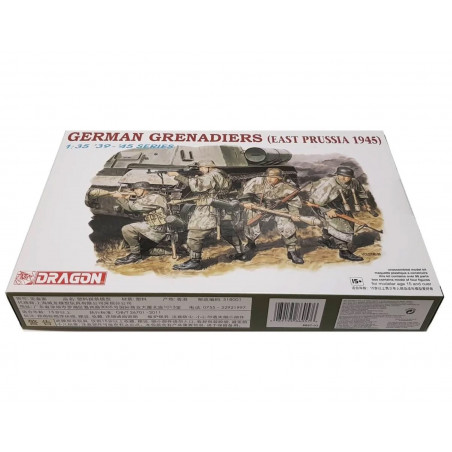 Dragon® Set de figurines militaires German Grenadiers (front est 1945) 1:35 référence 6057