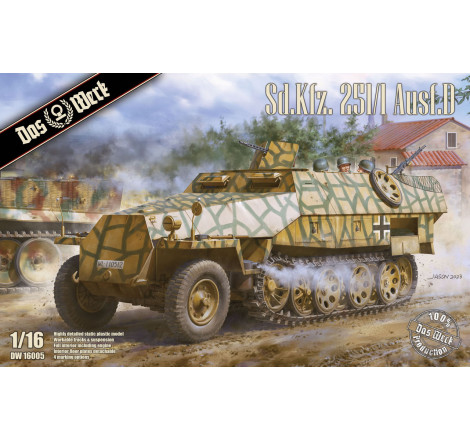 Das Werk® Maquette Sd.Kfz.251/1 Ausf.D halftrack 1:16 référence DW16005