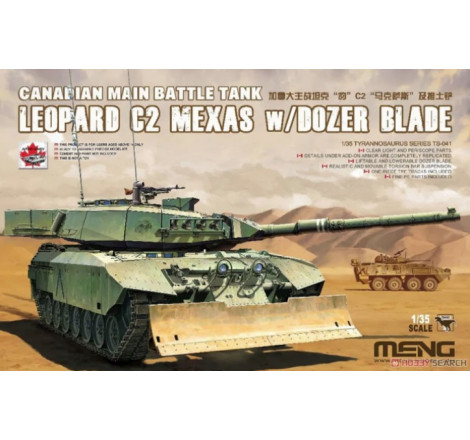 Dragon® Maquette militaire char Canadien Leopard C2 Mexas avec lame 1:35 référence TS-041