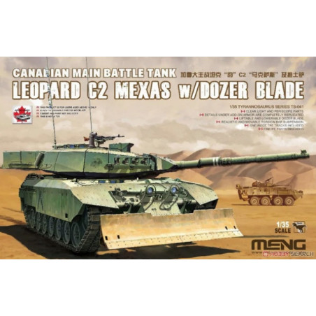 Dragon® Maquette militaire char Canadien Leopard C2 Mexas avec lame 1:35 référence TS-041