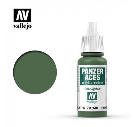 Vallejo® Peinture acrylique Panzer Aces Splinter Strips référence 70348.