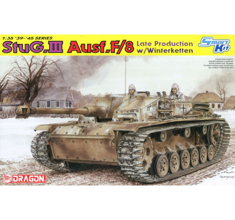 Dragon® Maquette militaire char Stug III Ausf.F/8 (late production) Winterketten 1:35 référence 6644