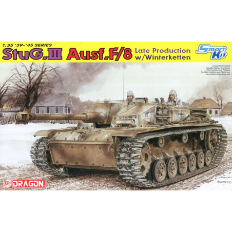 Dragon® Maquette militaire char Stug III Ausf.F/8 (late production) Winterketten 1:35 référence 6644