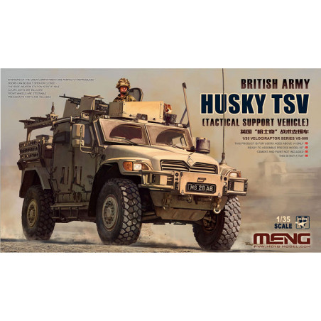 Meng® Maquette militaire véhicule blindé britannique Husky TSV 1:35 référence VS-009