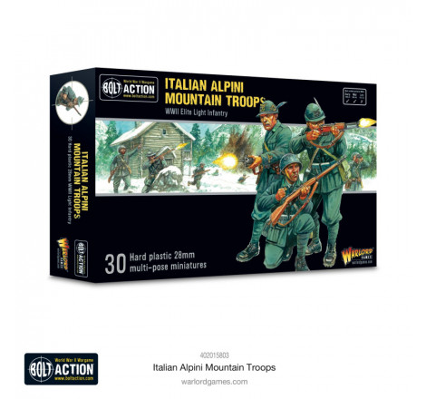 Warlord Games® Bolt Action Italian Alpini Mountain Troops 1:56 référence 402015803