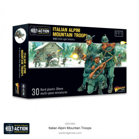 Warlord Games® Bolt Action Italian Alpini Mountain Troops 1:56 référence 402015803