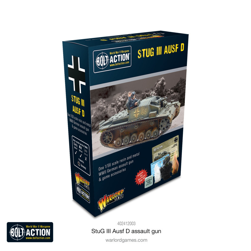 Warlord Games® Bolt Action Char Stug III Ausf.D 1:56 référence 402412003