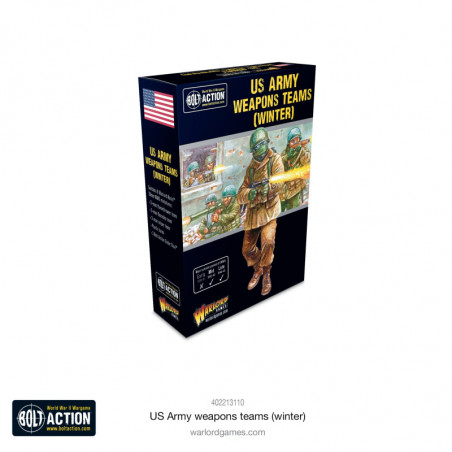 Warlord Games® Bolt Action US Army Weapons Teams (winter) 1:56 référence 402213110