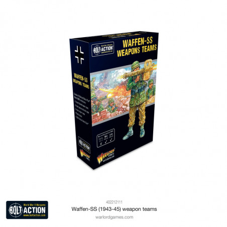 Warlord Games® Resin Plus™ Bolt Action Waffen-SS Weapons Teams 1:56 référence 402212111