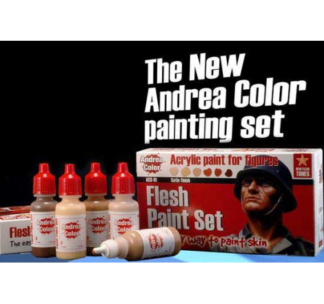 Andrea Color® Set peinture couleur chair