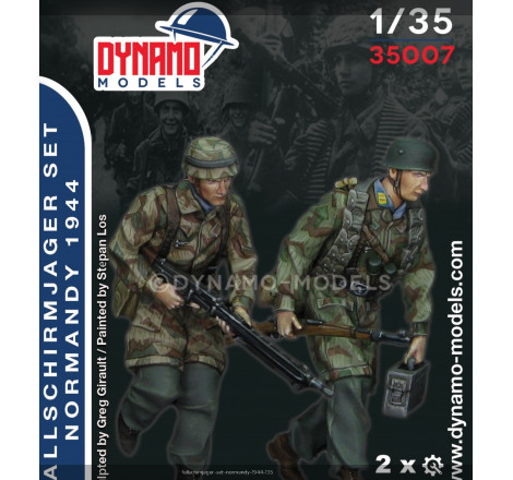 Dynamo Models® Figurines Fallschirmjager Normandie 1944 1:35